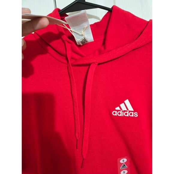 Adidas small men's red feel cozy hoodie new with tags - Picture 4 of 11